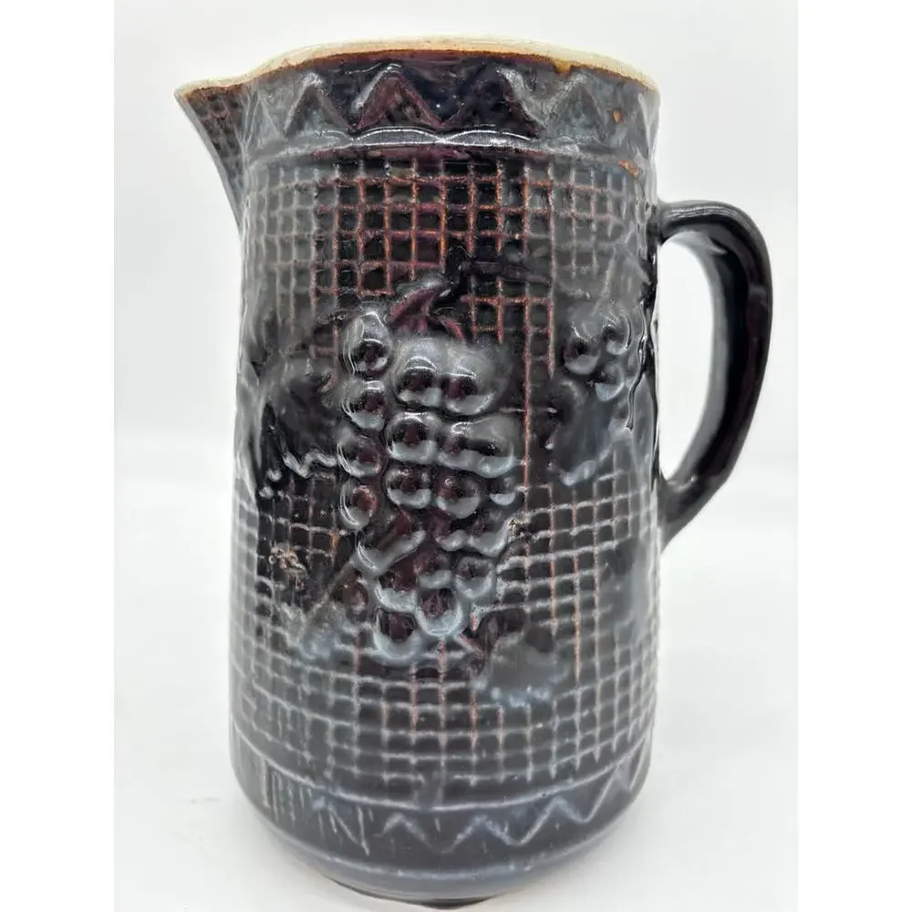 Vintage North Star Pottery Stoneware Pitcher & Mug Set